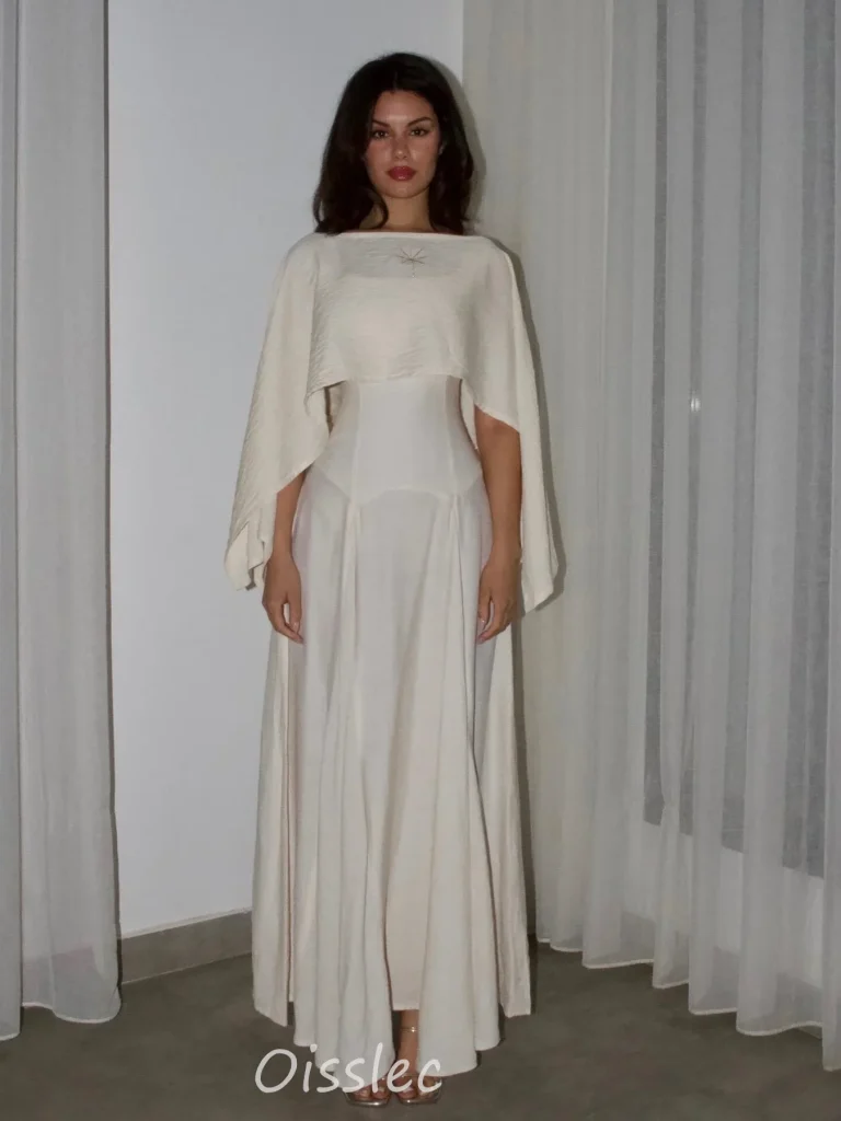 Oisslec-Robe de Soirée Longue à Volants pour Femme, Tenue de Bal, Dubaï, Arabie Saoudite