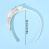 bandeau à fleurs coréen, bandeau à fleurs doux, cerceau pour enfants, couronne de mariage pour filles, accessoires de coiffure quotidiens pour l'école de princesse