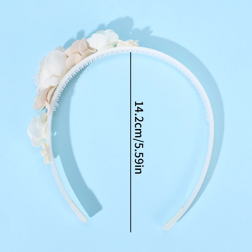 bandeau à fleurs coréen, bandeau à fleurs doux, cerceau pour enfants, couronne de mariage pour filles, accessoires de coiffure quotidiens pour l'école de princesse bandeau à fleurs coréen, bandeau à fleurs doux, cerceau pour enfants, couronne de mariage pour filles, accessoires de coiffure quotidiens pour l'école de princesse