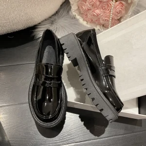Chaussures d&rsquo;Étudiant de Style Japonais, Cosplay Lolita, pour Femme/Fille, à la Mode, Noir/Café, Uniforme, Plateforme, Nouvelle Collection 2024