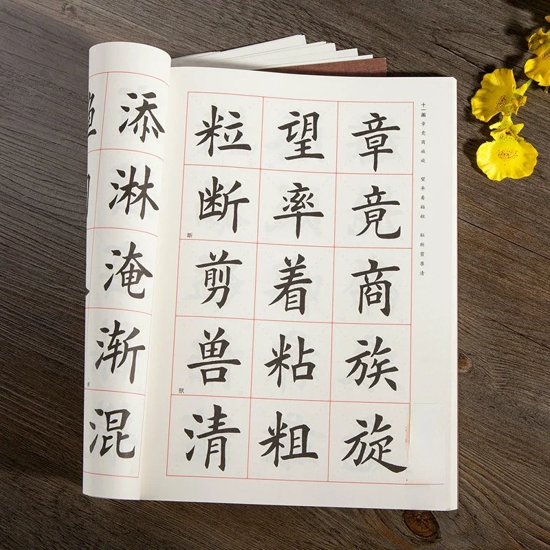 Pinceau de calligraphie à encre chinoise pour étudiants, cahier de style Ou, pinceau Pier régulier simple, pratique de la calligraphie Pinceau de calligraphie à encre chinoise pour étudiants, cahier de style Ou, pinceau Pier régulier simple, pratique de la calligraphie