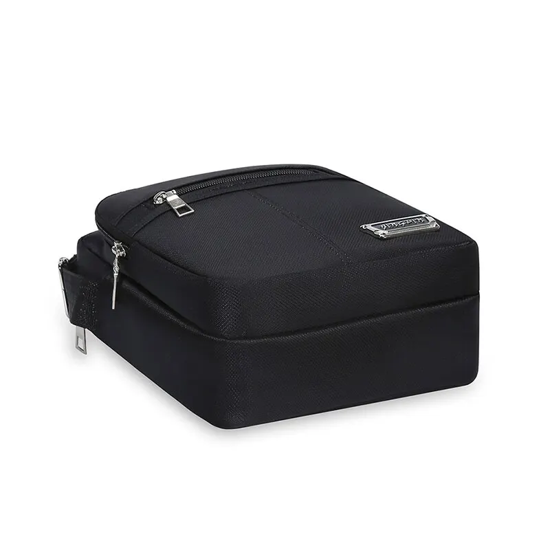sac à bandoulière oblique multicouche étanche pour hommes et femmes, sac décontracté de grande capacité, version coréenne, one initiated business sac à bandoulière oblique multicouche étanche pour hommes et femmes, sac décontracté de grande capacité, version coréenne, one initiated business
