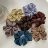 chouchous en satin de soie pour femmes, élastiques coréens pour dames et filles, bandeau pour queue de cheval, accessoires pour cheveux