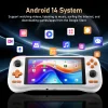 console de jeu portable kinhank k56 android 14 avec écran tactile de 5,5 pouces et plus de 50 émulateurs de jeux vidéo rétro pour dc/mame/ss/p