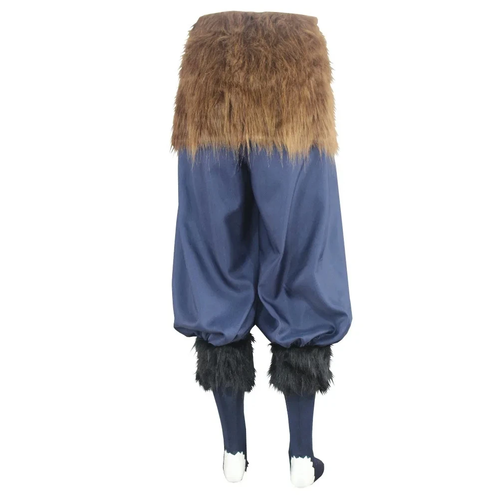 costume de cosplay anime kimetsu no yaiba hashibira inosuke, gt avec pantalon, robe de barrage, pantalon de tueur de démons et masques tabliers costume de cosplay anime kimetsu no yaiba hashibira inosuke, gt avec pantalon, robe de barrage, pantalon de tueur de démons et masques tabliers