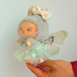 Robe pour 17cm Labubu Mini vêtements de poupée en peluche tenue accessoires pour Kpop Exo Labubu idole V2 arc robe de princesse vêtements cadeau Robe pour 17cm Labubu Mini vêtements de poupée en peluche tenue accessoires pour Kpop Exo Labubu idole V2 arc robe de princesse vêtements cadeau