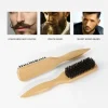 peigne de coiffure en bambou, brosse à cheveux en poils de sanglier pour femmes et hommes, peigne à barbe, brosse de nettoyage pour barbier, outils de salon de coiffure