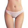 culotte transparente sans couture pour femme, sous vêtement taille basse, culotte sexy, tongs en dentelle, caleçon ultra fin