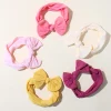 5 pièces mignon arcs bébé bandeau doux élastique bébé fille bandes de cheveux pour nouveau né infantile turban chapeaux bébé cheveux accessoires
