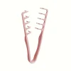peigne à cheveux unisexe avec volume de racine, peigne coiffant pliable en plastique avec dents texturées, série japonaise coréenne, 1 pièce/2 pièces