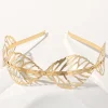 diadèmes de feuilles d'olive dorées vintage, couronne de patients, coiffure de mariage, bijoux de cheveux de mariées, bandeau pour femmes, accessoire de cheveux