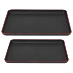 Escalette de service alimentaire rectangulaire en plastique, de style japonais, pour restaurant, maison, hôtel