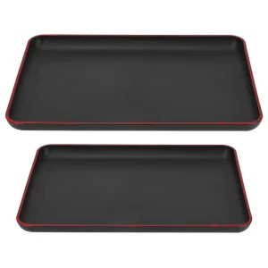 Escalette de service alimentaire rectangulaire en plastique, de style japonais, pour restaurant, maison, hôtel