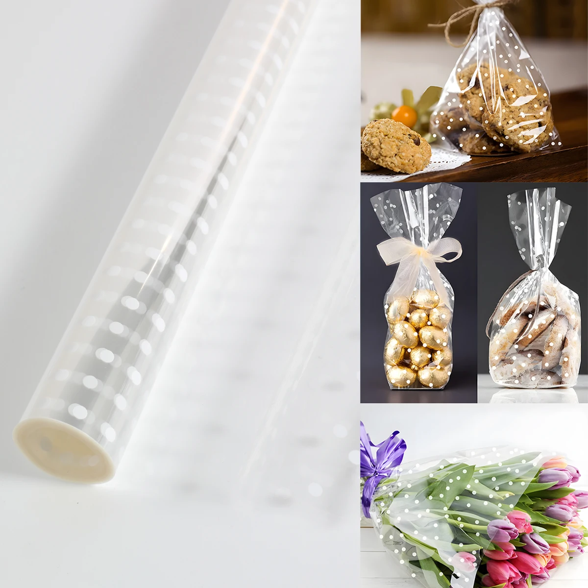 papier d'emballage en plastique transparent, 1 pièce, emballage cadeau, décorations de fête d'anniversaire et de mariage, fournitures de réception cadeau pour bébé pour enfants papier d'emballage en plastique transparent, 1 pièce, emballage cadeau, décorations de fête d'anniversaire et de mariage, fournitures de réception cadeau pour bébé pour enfants
