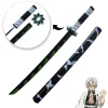 Épée de cosplay demon slayer, 72cm, kimetsu no yaiba, katana kochou shinobu zenitsu tanjiro, jouet de sécurité, modèle en caoutchouc