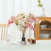 arrangement de fleurs de cerisier roses artificielles, fausses fleurs, pour décorer la maison, pour une fête de mariage
