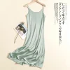 robe de soirée longue en satin pour femmes, chic et élégante, sexy, bretelles réglables, sans manches, luxe, robe d'anniversaire