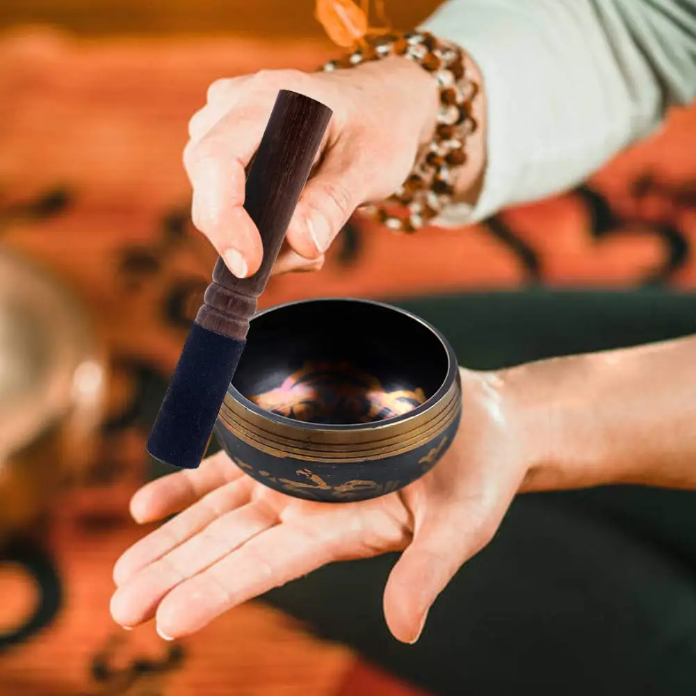 ensemble de bols chantants tibétains, cadeau unique, comparateur pour la méditation, le yoga, la relaxation, la prière de guérison des chakras et l'esprit ensemble de bols chantants tibétains, cadeau unique, comparateur pour la méditation, le yoga, la relaxation, la prière de guérison des chakras et l'esprit