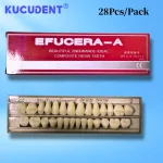 28 pièces/ensembles dentaire résine synthétique dents résine Composite dents A2 A3 prothèse supérieure inférieure artificielle préformée prothèse acrylique Ed