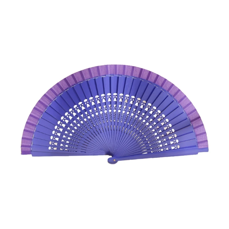Éventail pliant en bois vintage chinois pour les artistes les amateurs culture Éventail pliant en bois vintage chinois pour les artistes les amateurs culture
