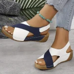 Sandales à plateforme pour femmes, mélange de couleurs, chaussures de luxe de styliste pour femmes, sandales de plage décontractées, costumes sur mesure, été Sandales à plateforme pour femmes, mélange de couleurs, chaussures de luxe de styliste pour femmes, sandales de plage décontractées, costumes sur mesure, été