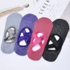 femmes haute qualité yoga cheville chaussettes anti dérapant séchage rapide pilates ballet chaussettes dames coton chaussettes bonne adhérence sport cheville chaussettes