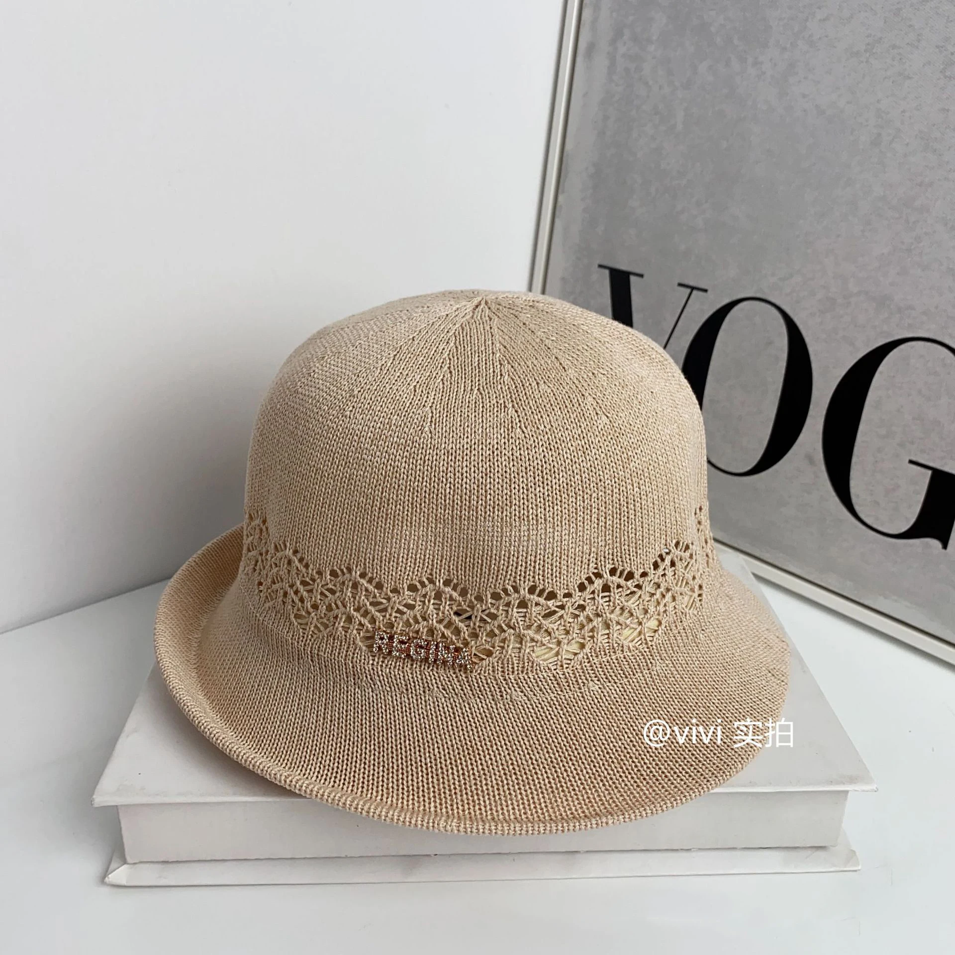 chapeau de soleil tricoté léger à la mode japonaise, casquette de plage d'été à bord enroulable respirant pour voyage et séance photo chapeau de soleil tricoté léger à la mode japonaise, casquette de plage d'été à bord enroulable respirant pour voyage et séance photo
