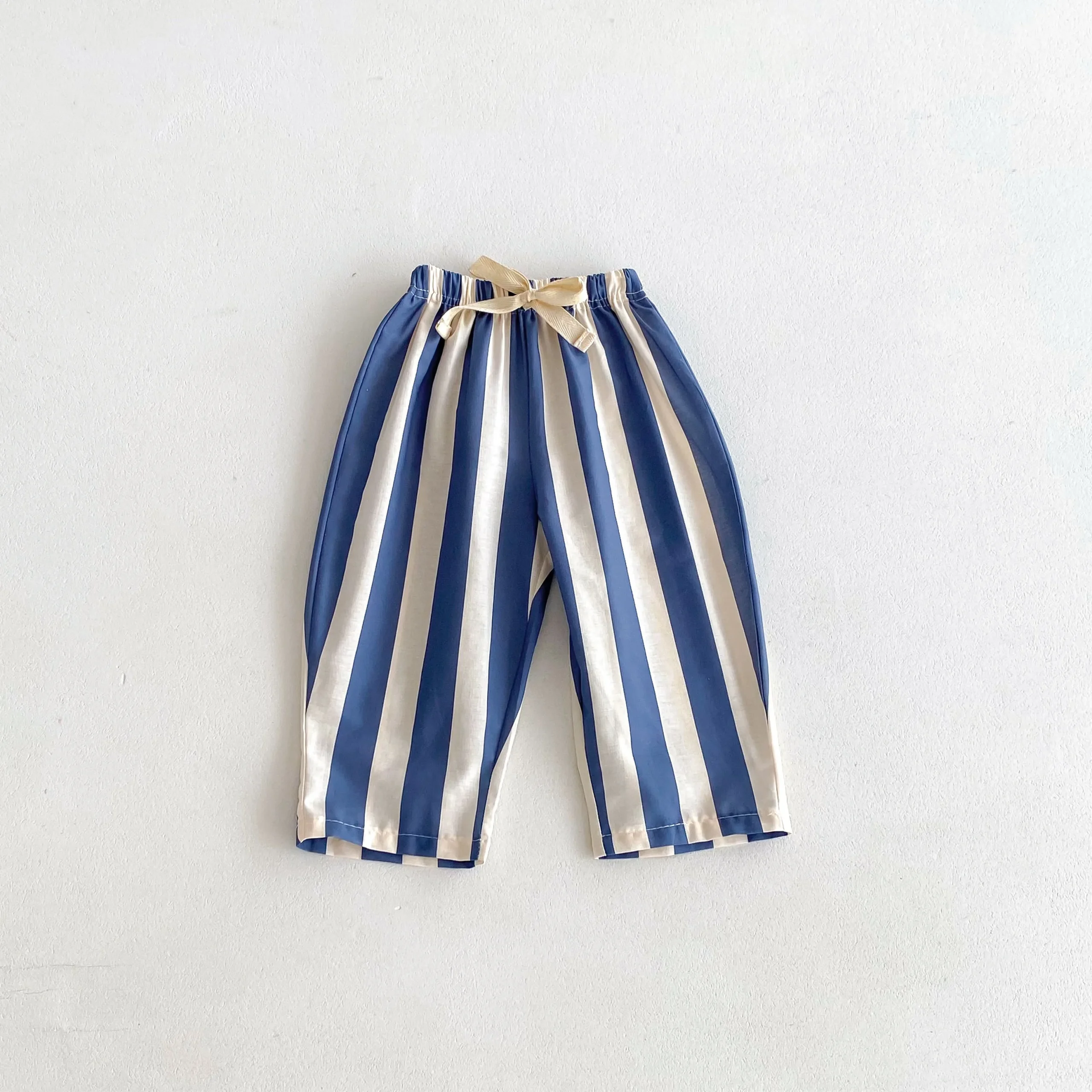 pantalon rayé à la mode pour enfants, vêtements d'été fins, amples et décontractés, sarouel pour enfants en bas âge, costume pour garçons et filles, pantalon long pantalon rayé à la mode pour enfants, vêtements d'été fins, amples et décontractés, sarouel pour enfants en bas âge, costume pour garçons et filles, pantalon long