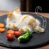 moule onigiri en forme de chat blanc, style japonais, grande taille, pour purée de pommes de terre, résistant aux hautes températures, pour sushi, pour enfant