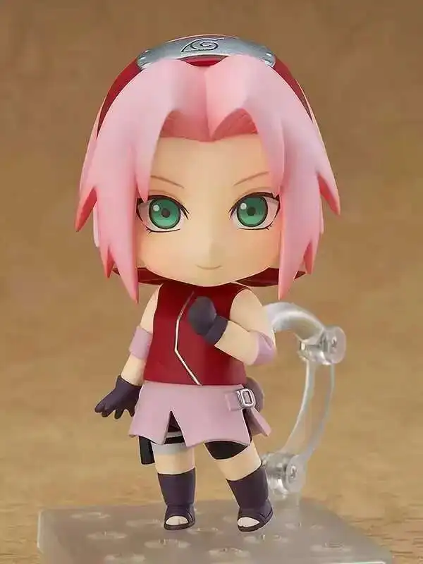 nouveau 10cm # 833 haruno sakura figure anime périphérie kawaii q version d'action poupée interchangeable visage modèle ornement jouets nouveau 10cm # 833 haruno sakura figure anime périphérie kawaii q version d'action poupée interchangeable visage modèle ornement jouets