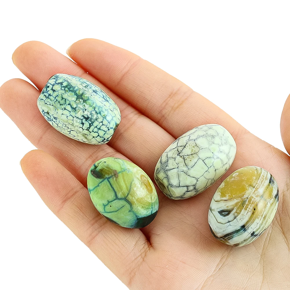 perles d'agate naturelles à motif de dragon, en forme de baril, pour bricolage de collier, bracelet, artisanat, bijoux, accessoires de direction, 20x28mm, 1 pièce perles d'agate naturelles à motif de dragon, en forme de baril, pour bricolage de collier, bracelet, artisanat, bijoux, accessoires de direction, 20x28mm, 1 pièce
