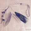 pièce de sauna en plumes indiennes, coiffure amérindienne, bandes de sauna boho, bijoux hiphelicopter