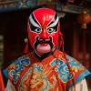 Masque d&rsquo;opéra de pékin, fournitures de fête, masque pour les yeux, accessoires de bal, artisanat traditionnel, théâtral, culturel, décoratif, couverture faciale