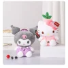 jouets en peluche animaux de dessin animé, poupées en peluche mignonnes, sanurgente, légumes, cinnamoroll, hellokitty, pochacco, melody, kuromi, oreillers en peluche
