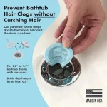 Entonnoir de vidange de baignoire pour la prévention des bouchons de cheveux, filtre d’égout, Drain de sol de cheveux, salle de bains, outil Anti-cheveux, évier Anti-colmatage Entonnoir de vidange de baignoire pour la prévention des bouchons de cheveux, filtre d’égout, Drain de sol de cheveux, salle de bains, outil Anti-cheveux, évier Anti-colmatage