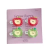 pince à cheveux pomme mignonne pour femmes, barrettes à frange latérale de style coréen/japonais, épingle à cheveux et accessoires pour filles
