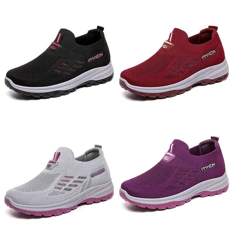 taoinvention chaussures de marche respirantes sans dentelle pour femmes, baskets à semelle souple, confortables, de sport, tennis, nouvelle collection été 2023 taoinvention chaussures de marche respirantes sans dentelle pour femmes, baskets à semelle souple, confortables, de sport, tennis, nouvelle collection été 2023