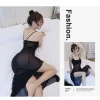 camisoles pour femmes, robe complète, lingerie sexy, avec bretelles, longue, sous robe, sous jupe solide