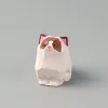 mini chien shiba inu en bois fait à la main, petit chien akita, husky, chat, figurine intensifié, décoration de bureau, artisanat, cadeau, mignon