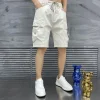 vêtements de travail fins et décontractés pour hommes japonais, cinq points, amples, polyvalents, pantalons de sport mi sports, été