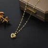 collier avec pendentif en forme de cœur battant en cristal pour femmes, mode coréenne, chaîne de clavicule en acier inoxydable, bijoux de mariage sexy