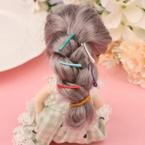 Pinces à cheveux miniatures pour poupée, 10 pièces, épingle à cheveux pour jouets, couvre-chef, Mini épingles à cheveux décoratives pour accessoires de poupée 1/6 1/12 Pinces à cheveux miniatures pour poupée, 10 pièces, épingle à cheveux pour jouets, couvre-chef, Mini épingles à cheveux décoratives pour accessoires de poupée 1/6 1/12