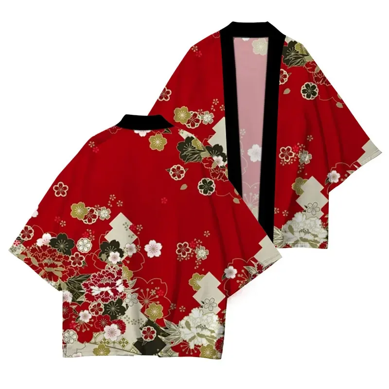 robe traditionnelle japonaise kimono japonais imprimé fleur de cerisier confort décontracté haute qualité kimono demi manches mode d'été robe traditionnelle japonaise kimono japonais imprimé fleur de cerisier confort décontracté haute qualité kimono demi manches mode d'été