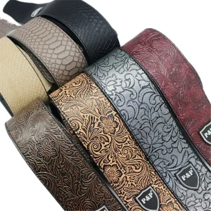 Sangle de guitare Vintage 2.5 pouces, réglable, souple, brodée, classique, basse, musique, passe-temps, accessoires de guitare Sangle de guitare Vintage 2.5 pouces, réglable, souple, brodée, classique, basse, musique, passe-temps, accessoires de guitare