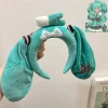 hatsune miku cosplay mâle bandeau bandeau mignon bandeau miku bandeau lavage visage yoga bandeaux photo cosplay accessoire cadeau