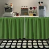 un rideau pour une armoire ouverte contre la poussière, imperméable, résistant aux rayures, sous l'évier de cuisine, rideaux de cuisine courts beiges