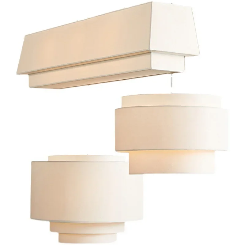 lampes suspendues en tissu de style japonais, lampe de lecture, chambre à coucher, salon, minimaliste, bohème chic, personnalité lampes suspendues en tissu de style japonais, lampe de lecture, chambre à coucher, salon, minimaliste, bohème chic, personnalité