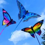 Nouveau Cerf-volant papillon coloré facile à voler, beau cerf-volant de direction papillon pour enfants, longue queue, bon volant, cerf-volant 3D de jardin Nouveau Cerf-volant papillon coloré facile à voler, beau cerf-volant de direction papillon pour enfants, longue queue, bon volant, cerf-volant 3D de jardin