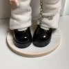 zsiga 20 cm gothique lolita mary jane chaussures de poupée plusieurs couleurs en cuir verni avec sandales à boucle (rouge/marron/blanc/noir/argent)