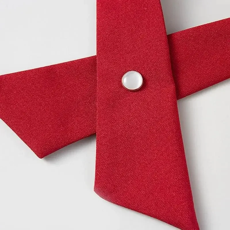 noeud papillon croisé pour uniforme d'étudiant, pour femmes et filles, uniforme scolaire, nœud papillon réglable, cravate pré attachée noeud papillon croisé pour uniforme d'étudiant, pour femmes et filles, uniforme scolaire, nœud papillon réglable, cravate pré attachée